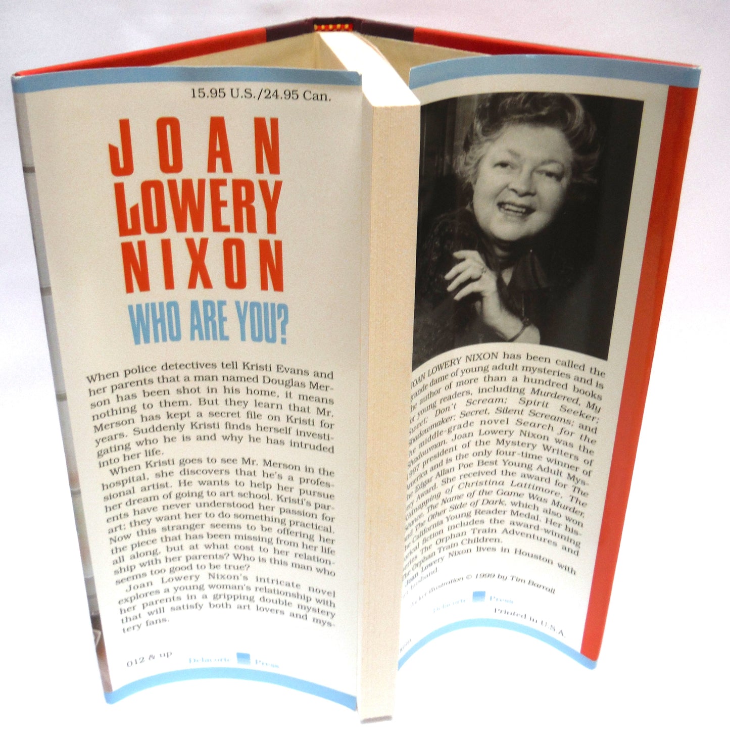 WHO ARE YOU? A Young Reader Mystery Novel, by Joan Lowery Nixon (1999 1st Ed.)