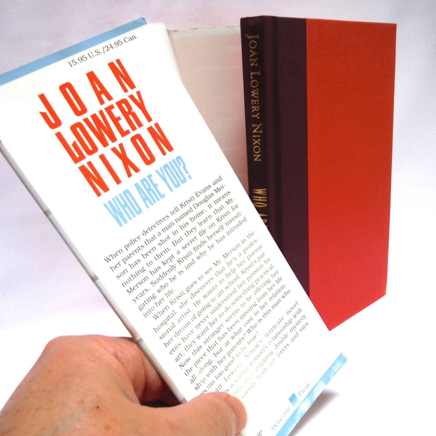 WHO ARE YOU? A Young Reader Mystery Novel, by Joan Lowery Nixon (1999 1st Ed.)