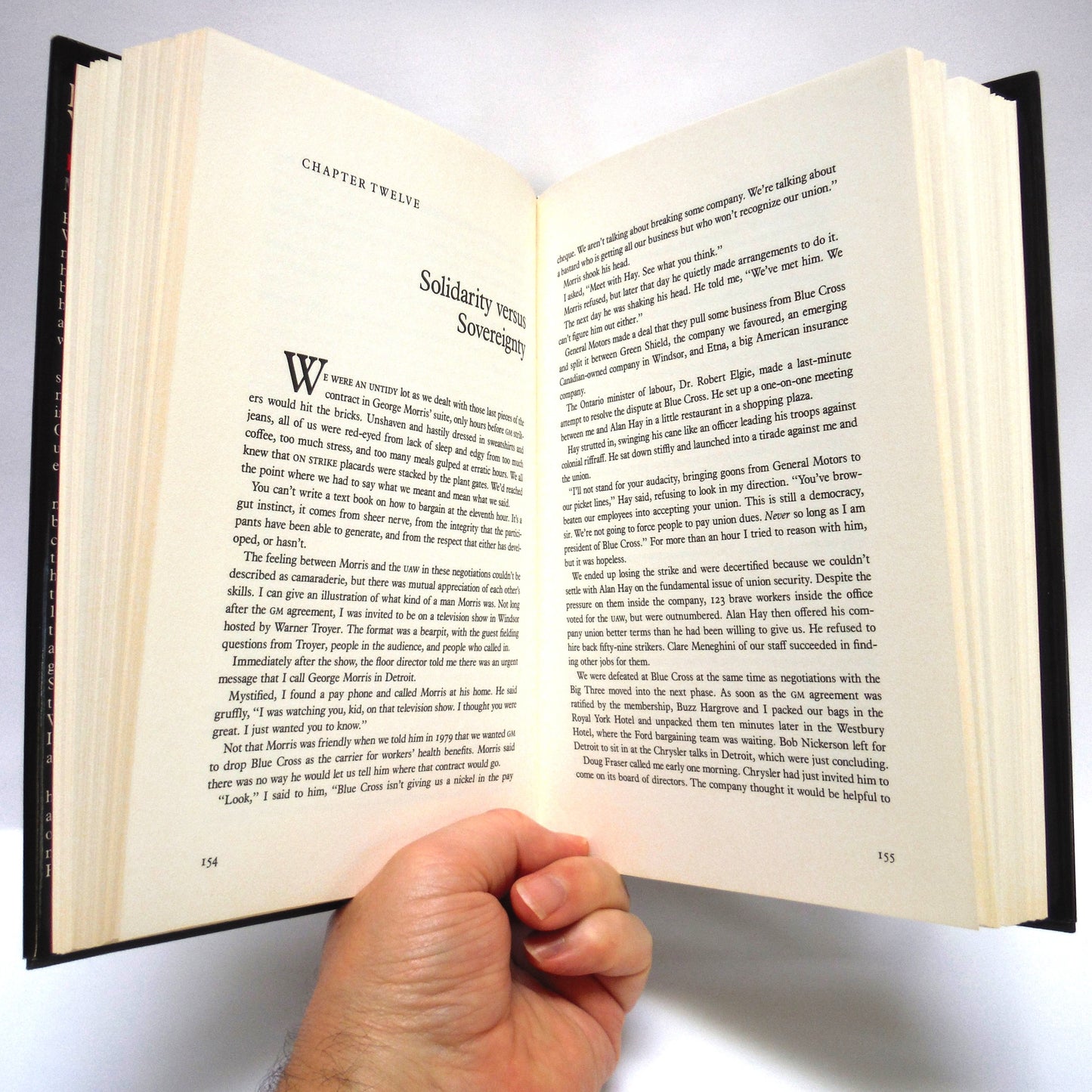 HARD BARGAINS, My Life On The Line, by Bob White (1st Ed. SIGNED)