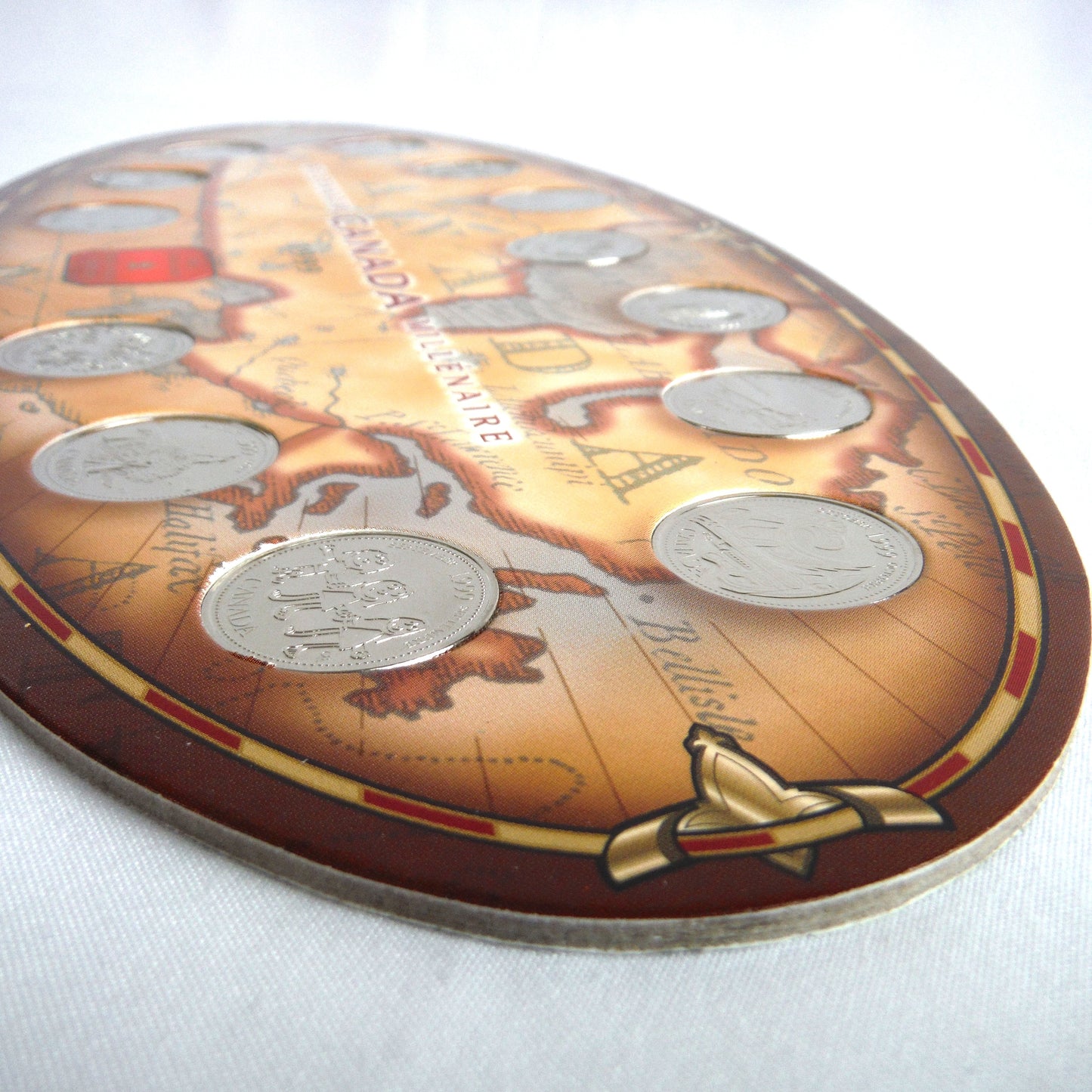 1999 Canada MILLENNIUM 13-Coin 25-Cent Canadian Quarter Display Collection