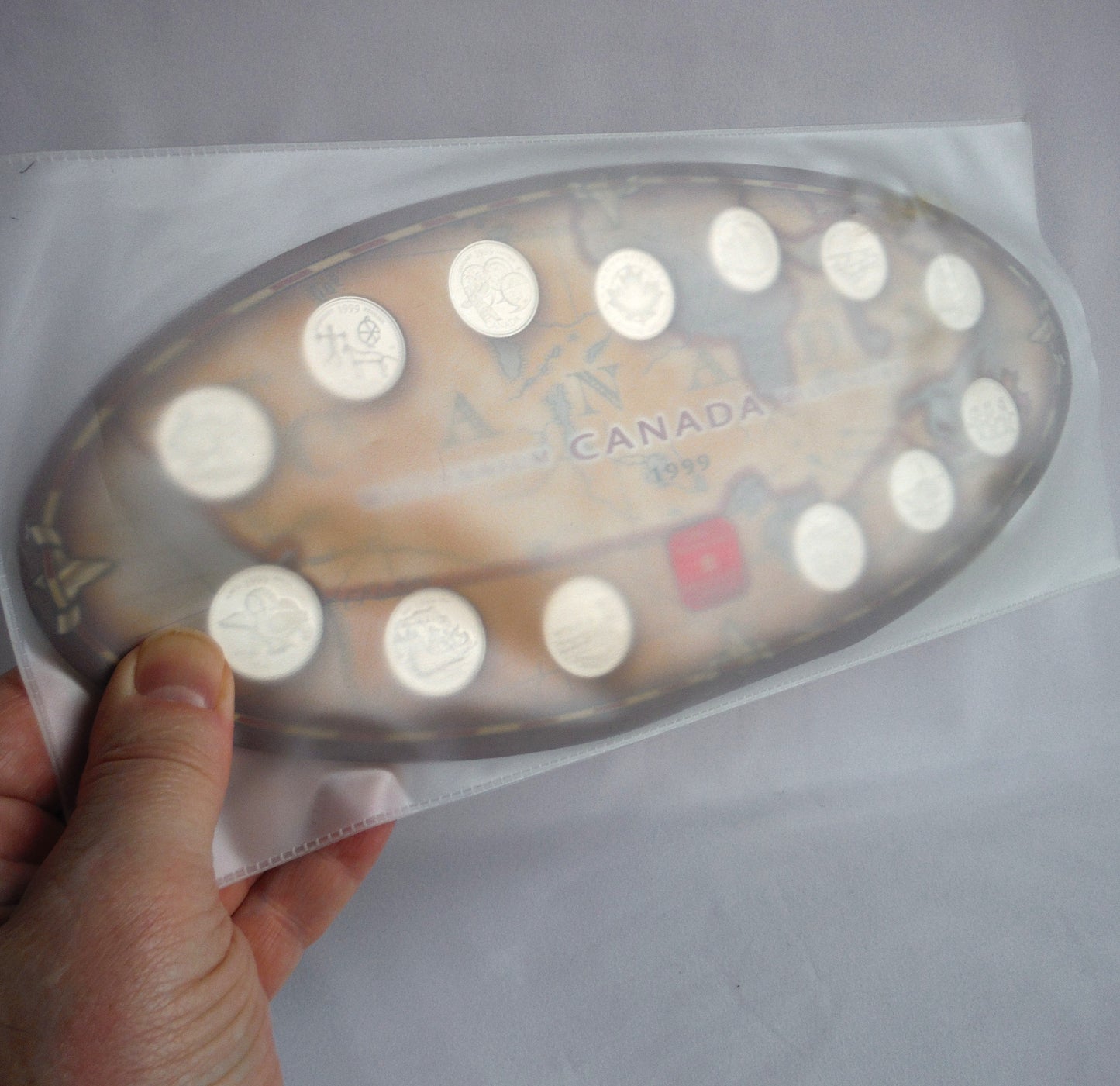 1999 Canada MILLENNIUM 13-Coin 25-Cent Canadian Quarter Display Collection
