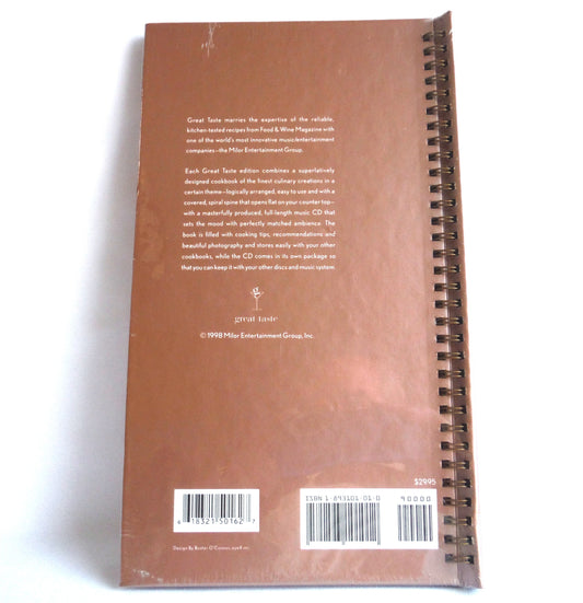 ROMANCE WITHOUT RESERVATION, Elegant Recipes from Master Chefs That You Can Make Right at Home! BRAND-NEW OLD-STOCK BOOK & MUSIC CD COMBO (1998 1st Ed.)