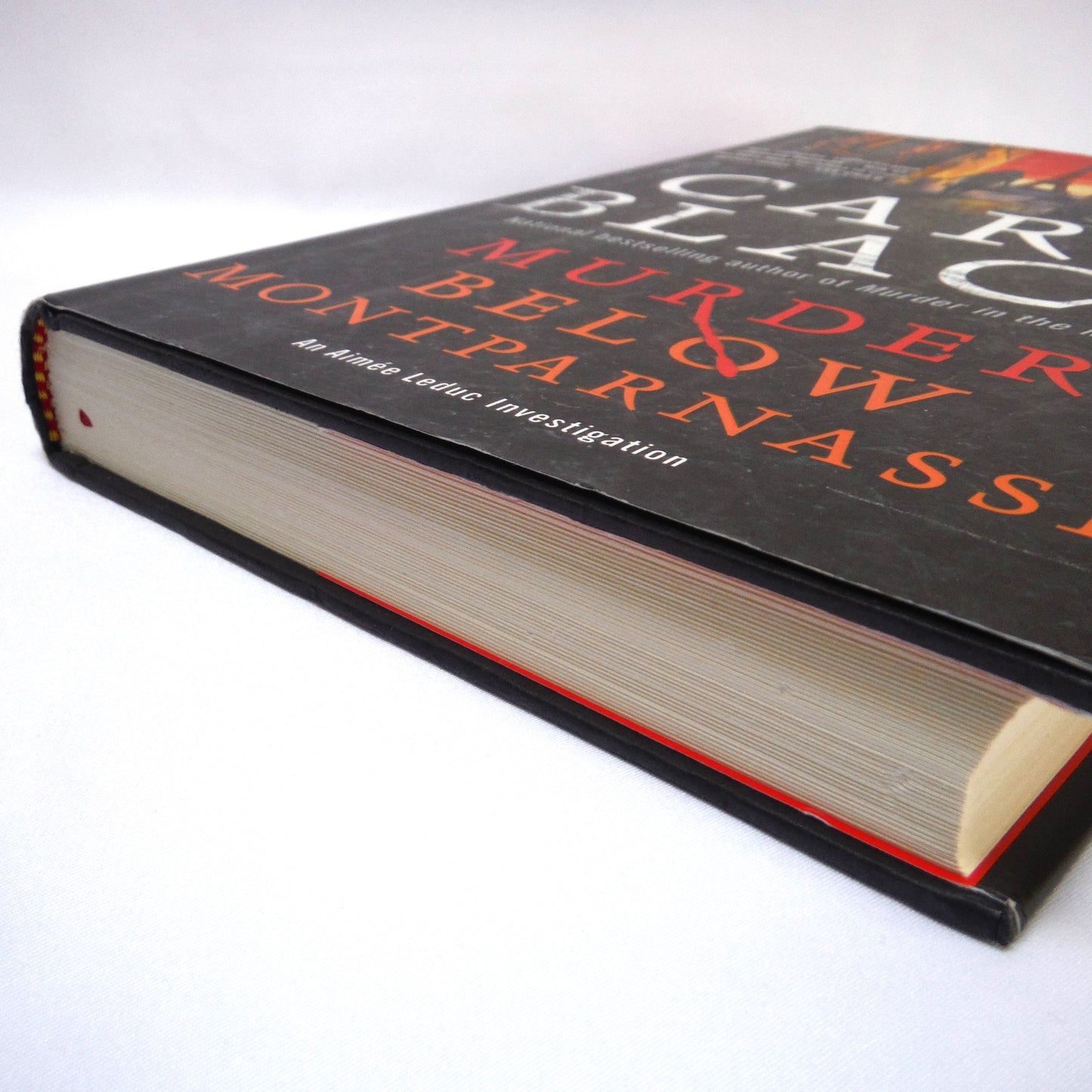MURDER BELOW MONTPARNASSE, An Aimee Leduc Investigation by Cara Black (1st Ed. SIGNED)