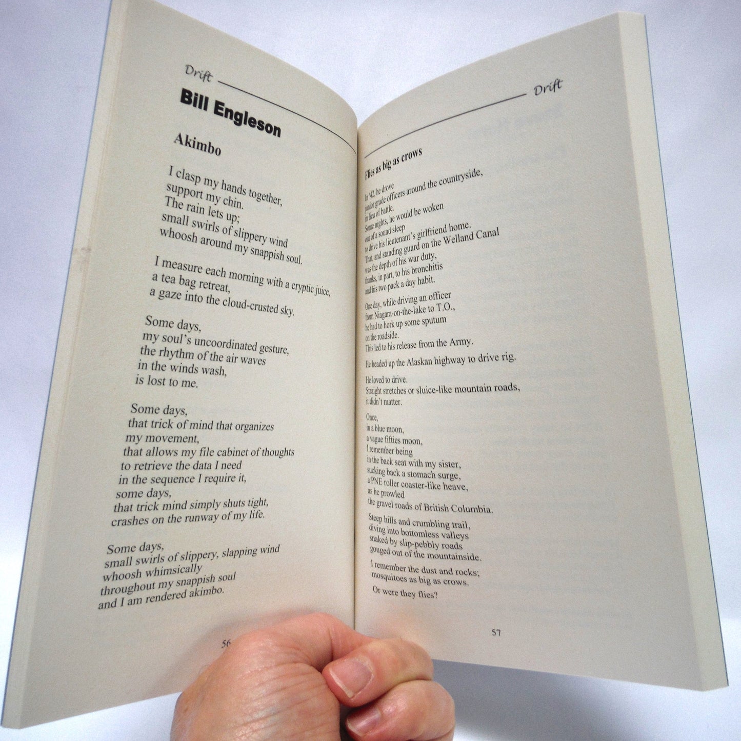 DRIFT, Poems and Poets From The Comox Valley, Edited by Edwin Varney & Daniel J. Kirk (2020 1st Ed.)