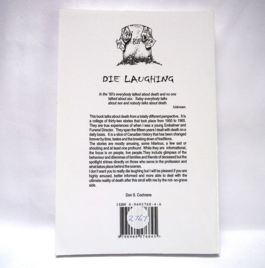 DIE LAUGHING, Short Stories by Don S. Cochrane (1st Ed. SIGNED)