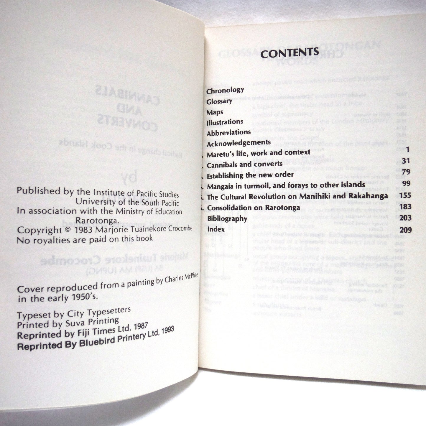 CANNIBALS AND CONVERTS, Radical Change in the Cook Islands, by Maretu (1993 1st Ed.)