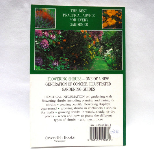 FLOWERING SHRUBS, Cavendish Gardens Canadian Practical Guides, by Charles Chesshire (1999 1st Ed.)