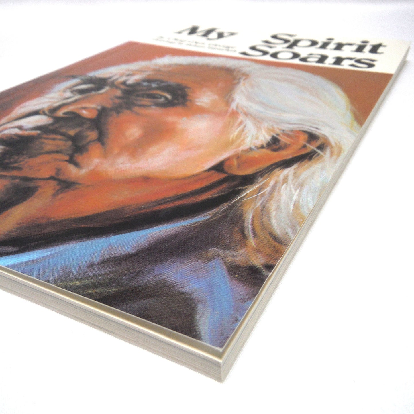 MY SPIRIT SOARS, by Chief Dan George, with Drawings by Helmut Hirnschall (1994 1st Ed.)