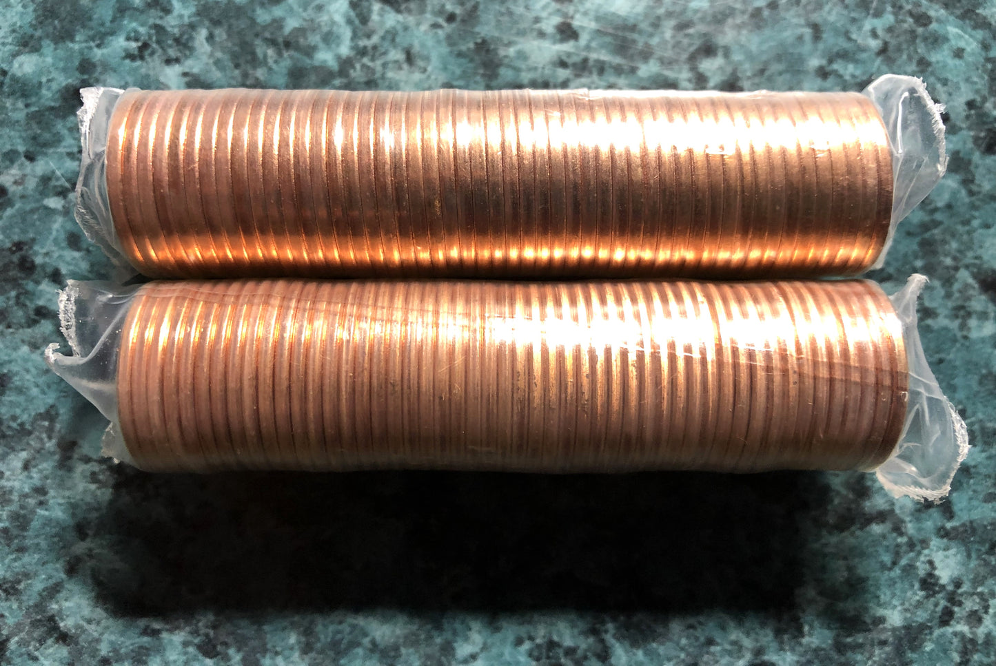 2010/2011 CANADIAN PENNY, TWO Brand New Uncirculated Full Rolls of 50 each (Magnetic & Non-Magnetic)