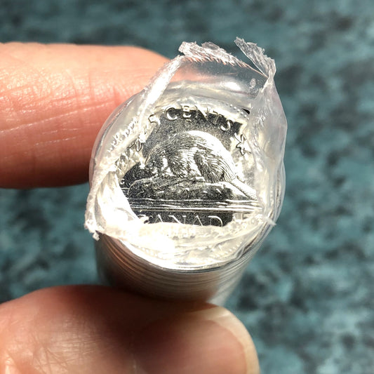 2011 Canadian 5-Cent Nickels, Brand New Uncirculated Full Roll of 40 each