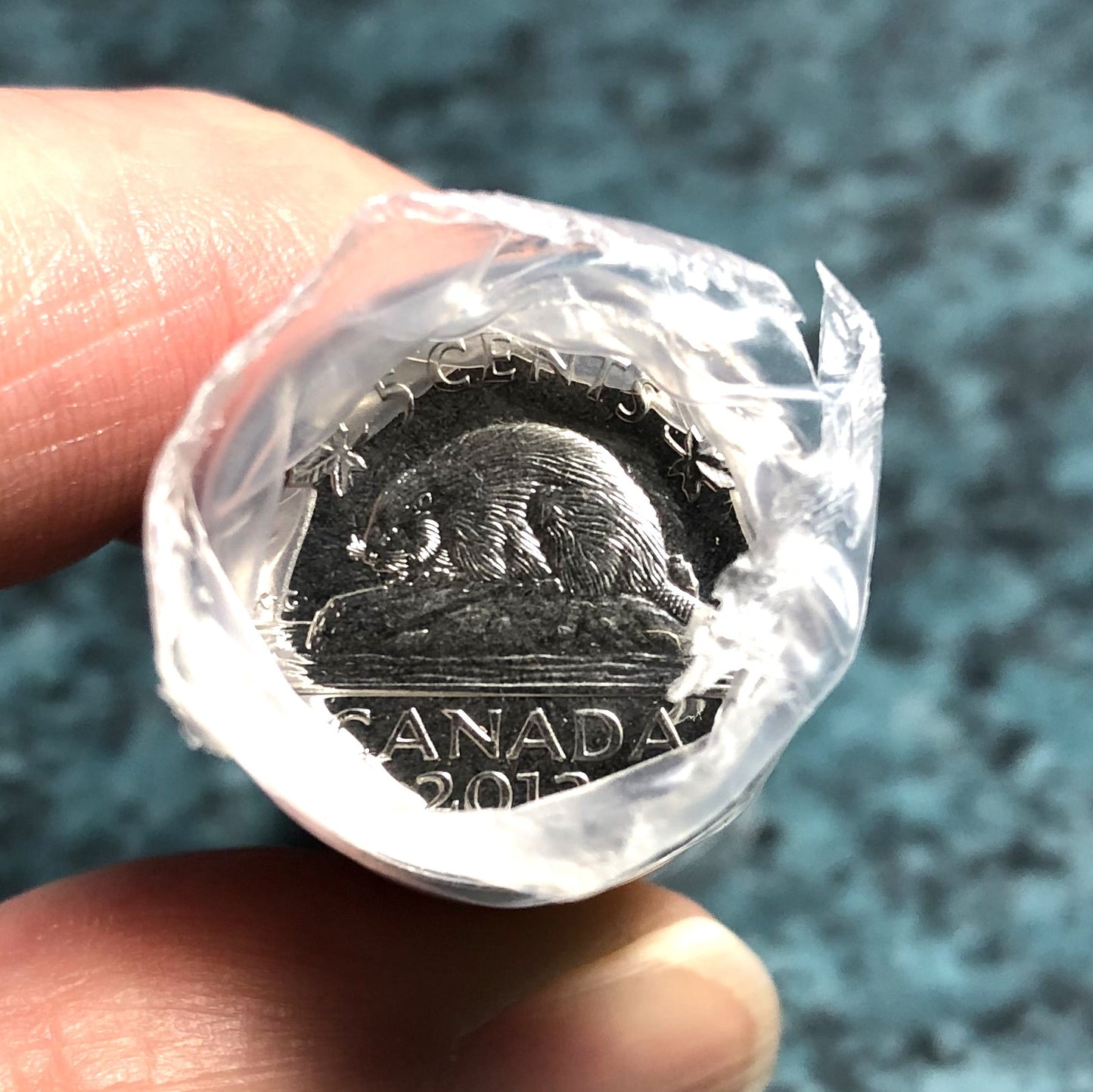 2012 Canadian 5-Cent Nickels, Brand New Uncirculated Full Roll of 40 each