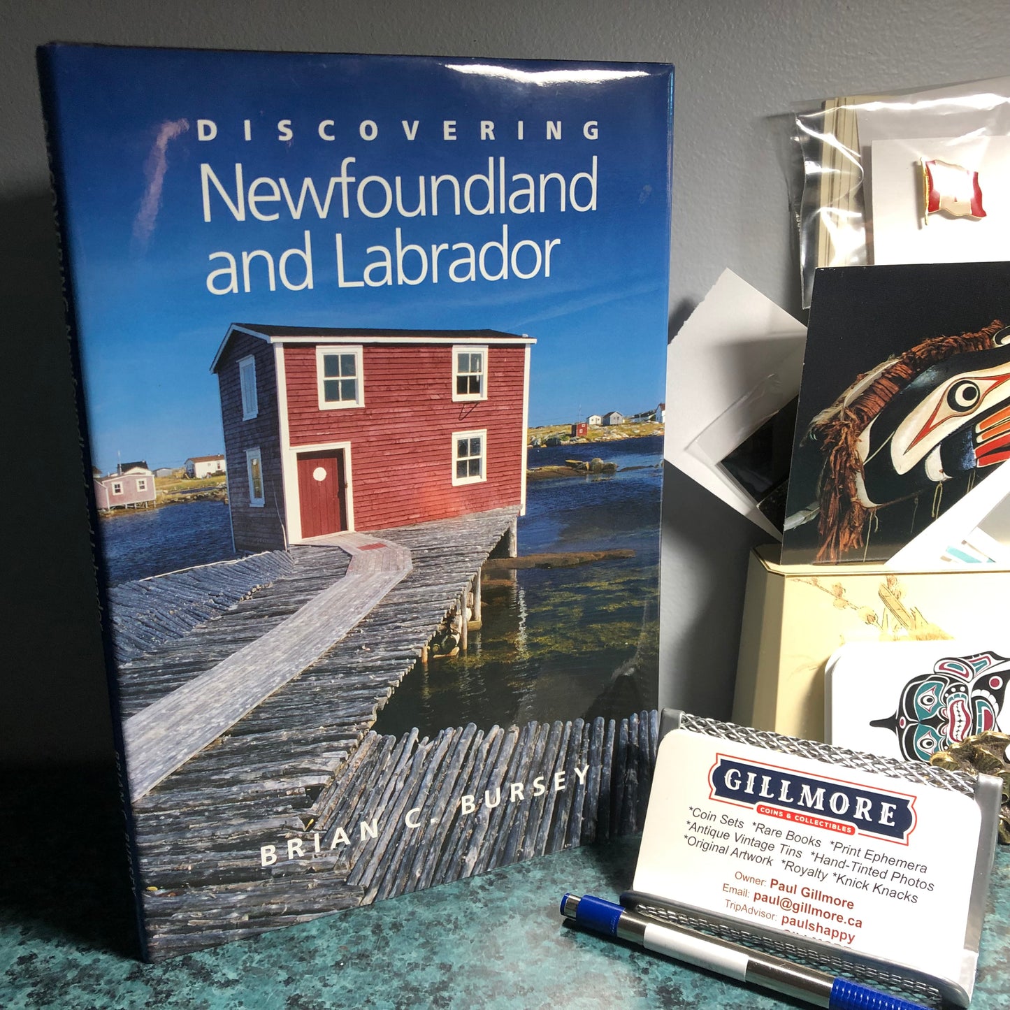 NEWFOUNDLAND and LABRADOR, A Photographic Tribute by Brian C. Bursey (1st Ed. SIGNED)