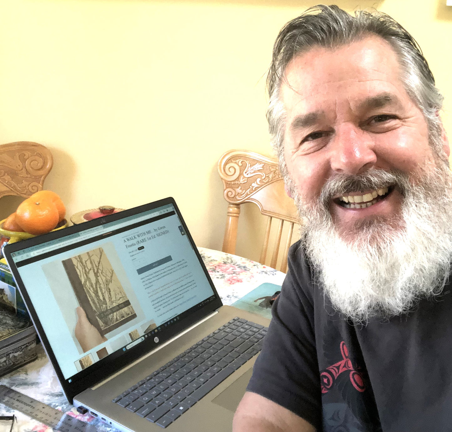 A WALK WITH ME…by Gwen Frostic (RARE 1st Ed. SIGNED)