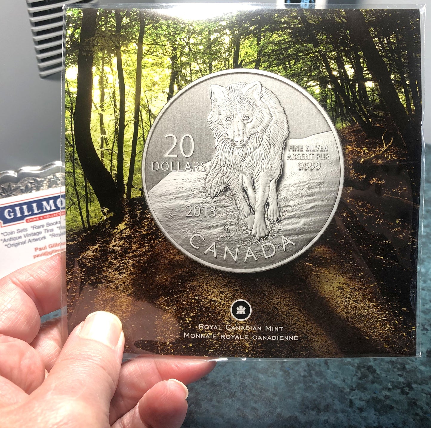 2014 $20 for $20 Pure Silver Coin: THE CANADIAN WOLF