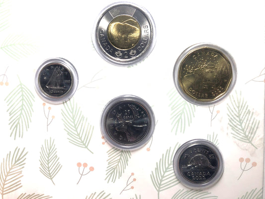 2022 PEACE & JOY -PAIX ET JOIE Royal Canadian Mint 5-Coin Holiday Gift Set