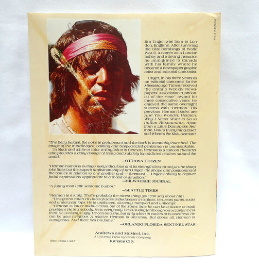 HERMAN, THE FIRST TREASURY, by Jim Unger (1979 1st Ed.)