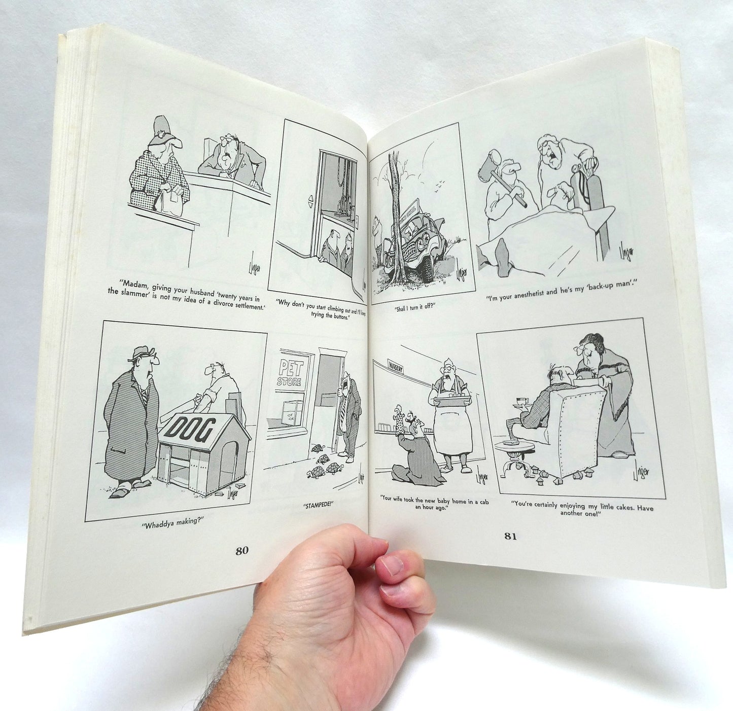 HERMAN, THE FIRST TREASURY, by Jim Unger (1979 1st Ed.)
