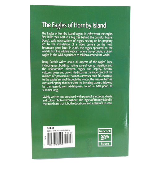 THE EAGLES OF HORNBY ISLAND, My Tree-top Neighbours, by Douglas Carrick (2008 1st Ed.)