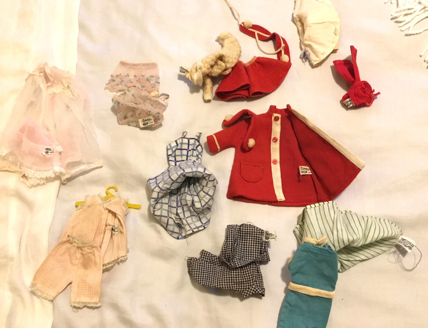 VINTAGE 1962 TAMMY DOLLS x2 and a 1964 TED DOLL: Including a HUGE Lot of Beautiful, Rare, and Unique Tammy & Ted Clothing, Outfits and Accessories! Made in Hong Kong.