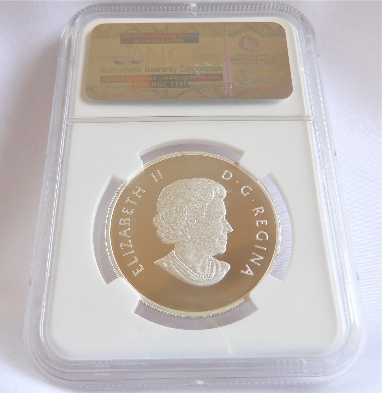 2013 $10 O-Canada HOCKEY Fine Silver Coin, RARE Graded NGC PF70 MATTE