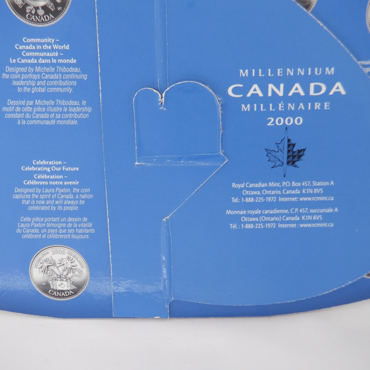 2000 Canada MILLENNIUM 13-Coin 25-Cent Canadian Quarter Display Collection