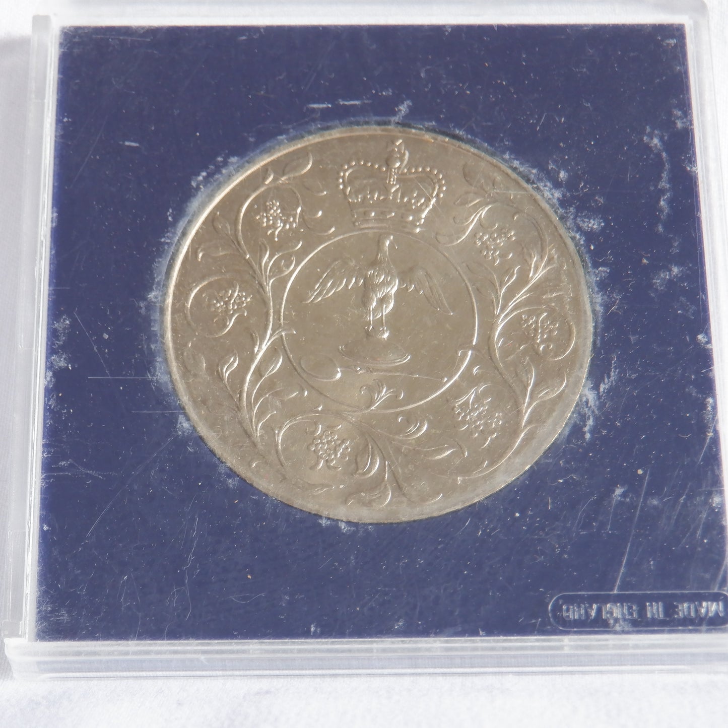 THE SILVER JUBILEE BRITISH CROWN COIN: 25th Anniversary of QUEEN ELIZABETH II, (1952-1977)