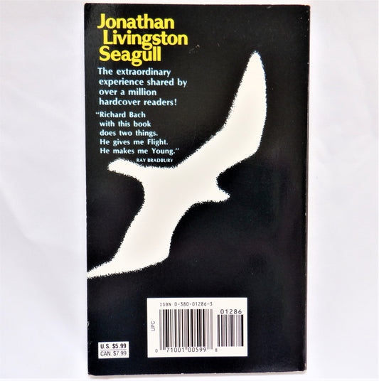 JONATHAN LIVINGSTON SEAGULL, A Story by Richard Bach, Rare 1st AVON BOOKS PRINTING: January 1973