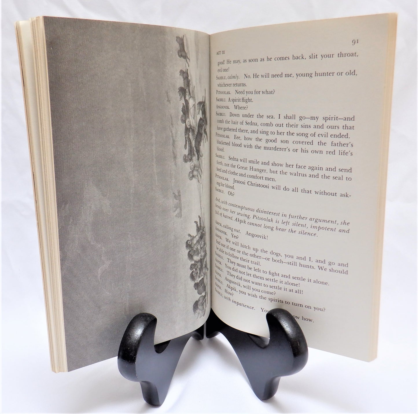 THE GREAT HUNGER, A New Canadian Play by Len Peterson (RARE 1967 1st Ed.)