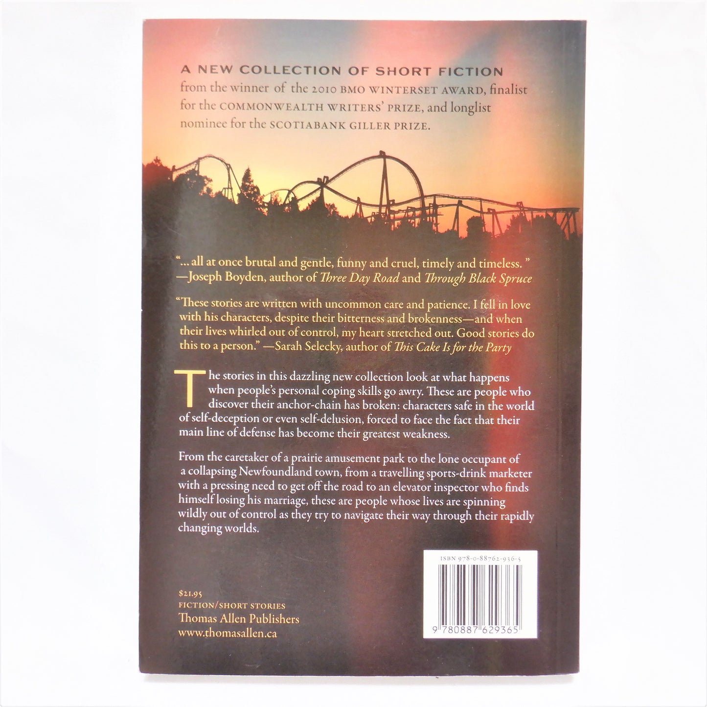 WHIRL AWAY, Short Stories by Russell Wangersky (2012 1st Ed.)
