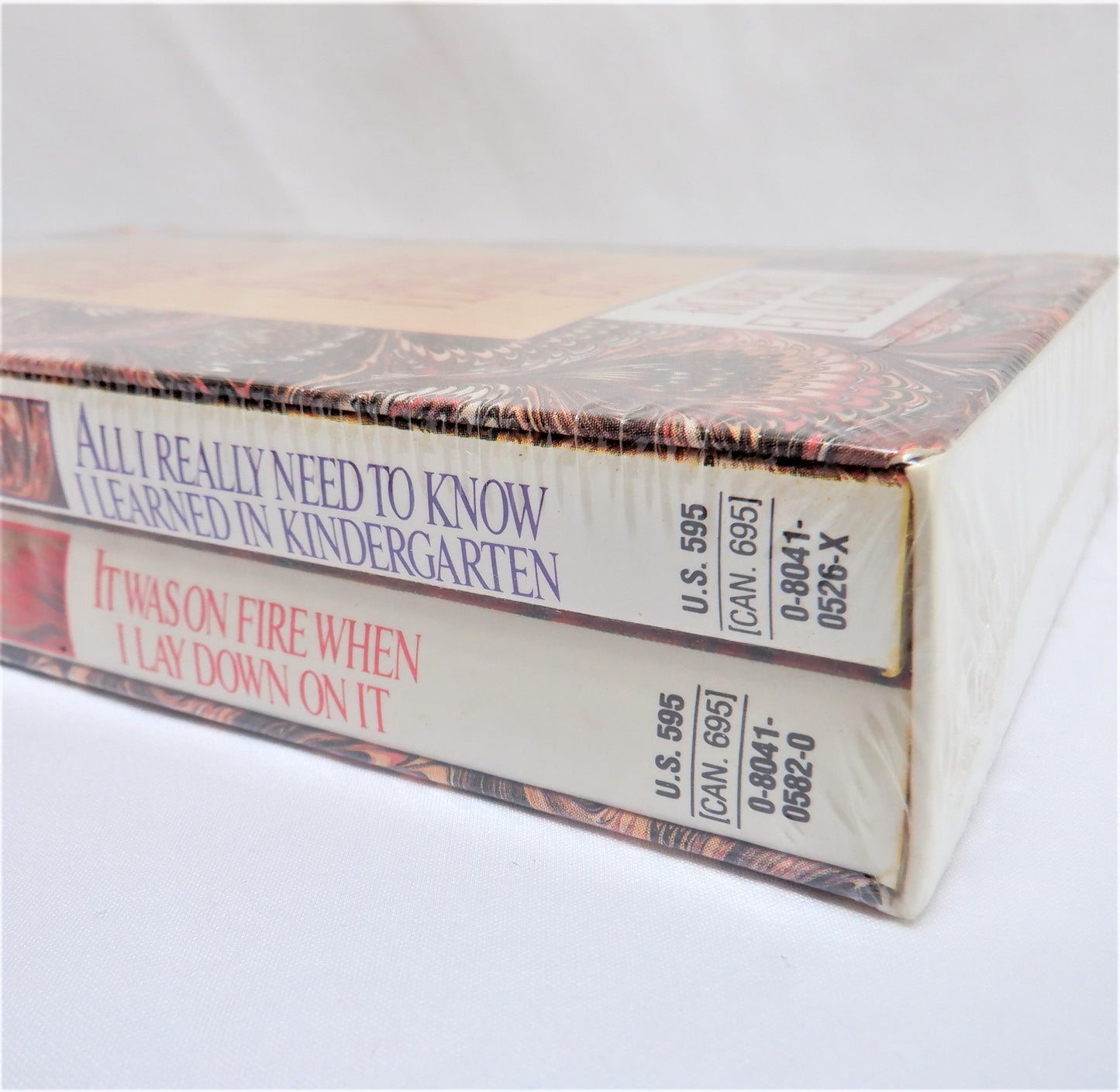 ROBERT FULGHUM, Brand New-Old-Stock Factory-Wrapped 2-Pack of Books in Slip Case! 1989