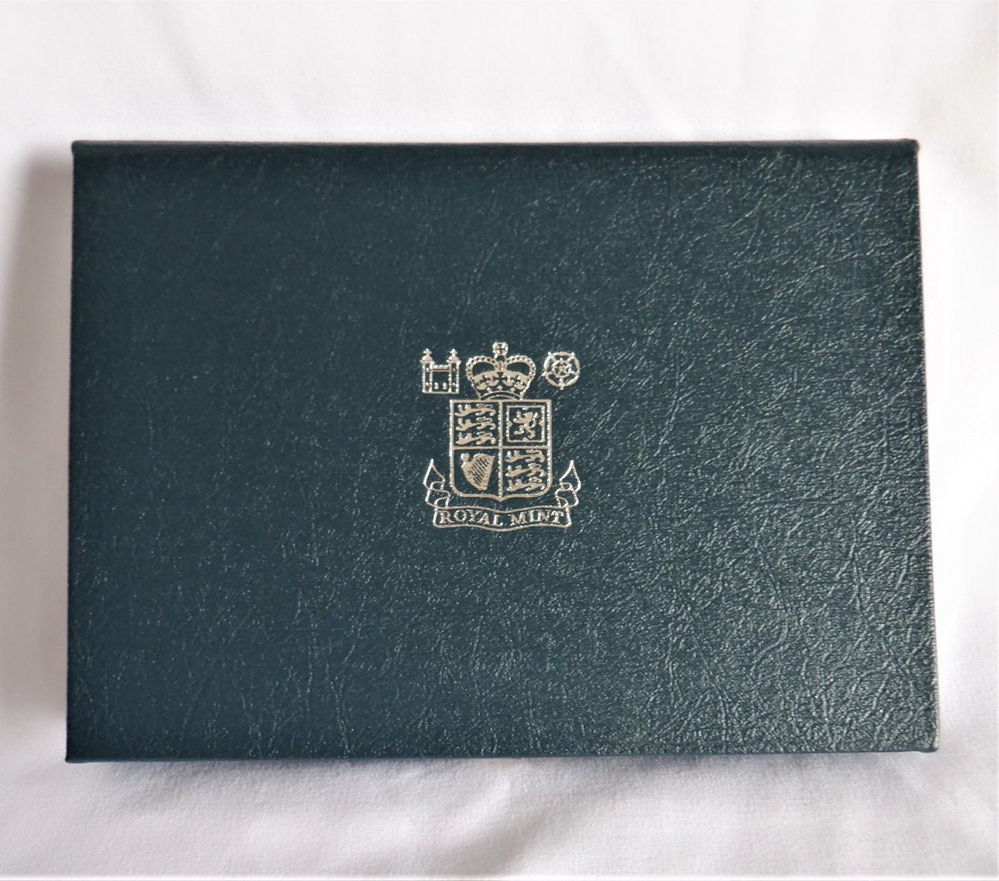1987 United Kingdom 7-Coins PROOF SET, Great Britain Penny to 1 Pound ENGLISH OAK COIN