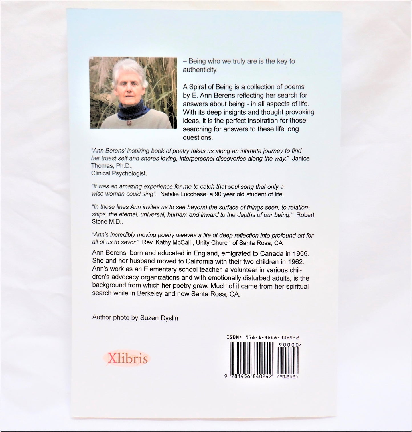 A SPIRAL OF BEING, Poetry by E. Ann Berens (1st Ed. SIGNED)