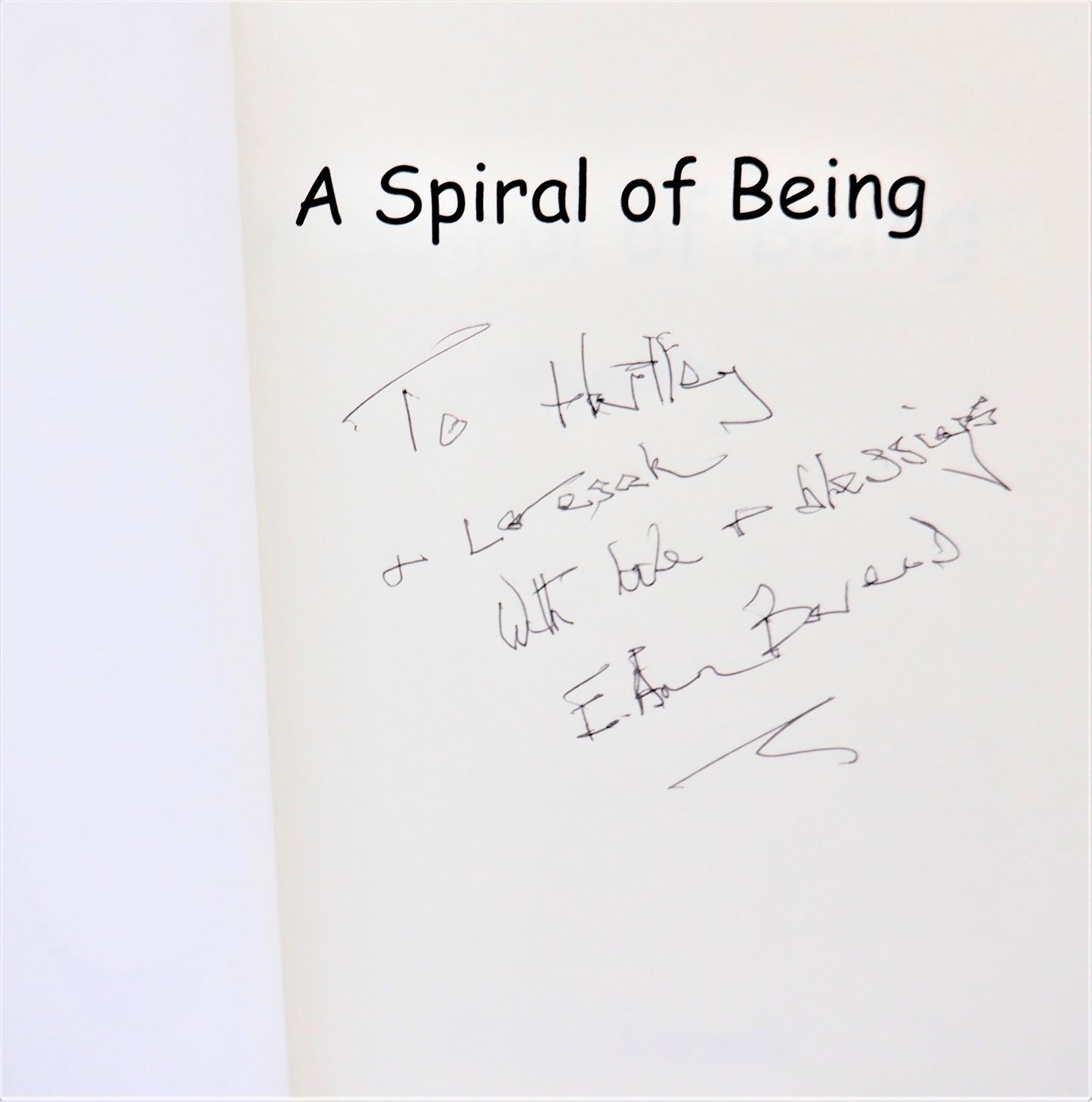A SPIRAL OF BEING, Poetry by E. Ann Berens (1st Ed. SIGNED)