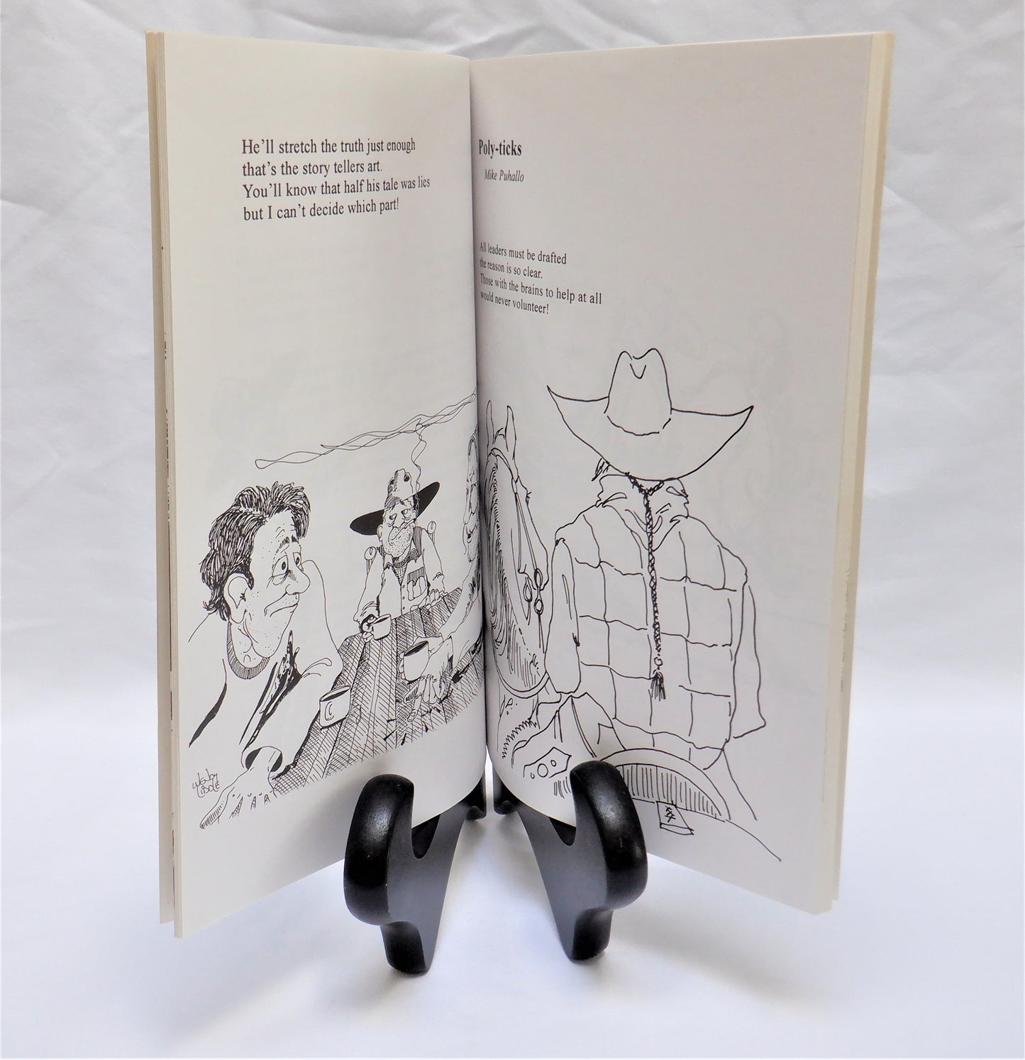 RHYMES ON THE RANGE, Poetry by Mike Puhallo and Brian Brannon, Illustrations by Wendy Liddle (1st Ed. SIGNED)
