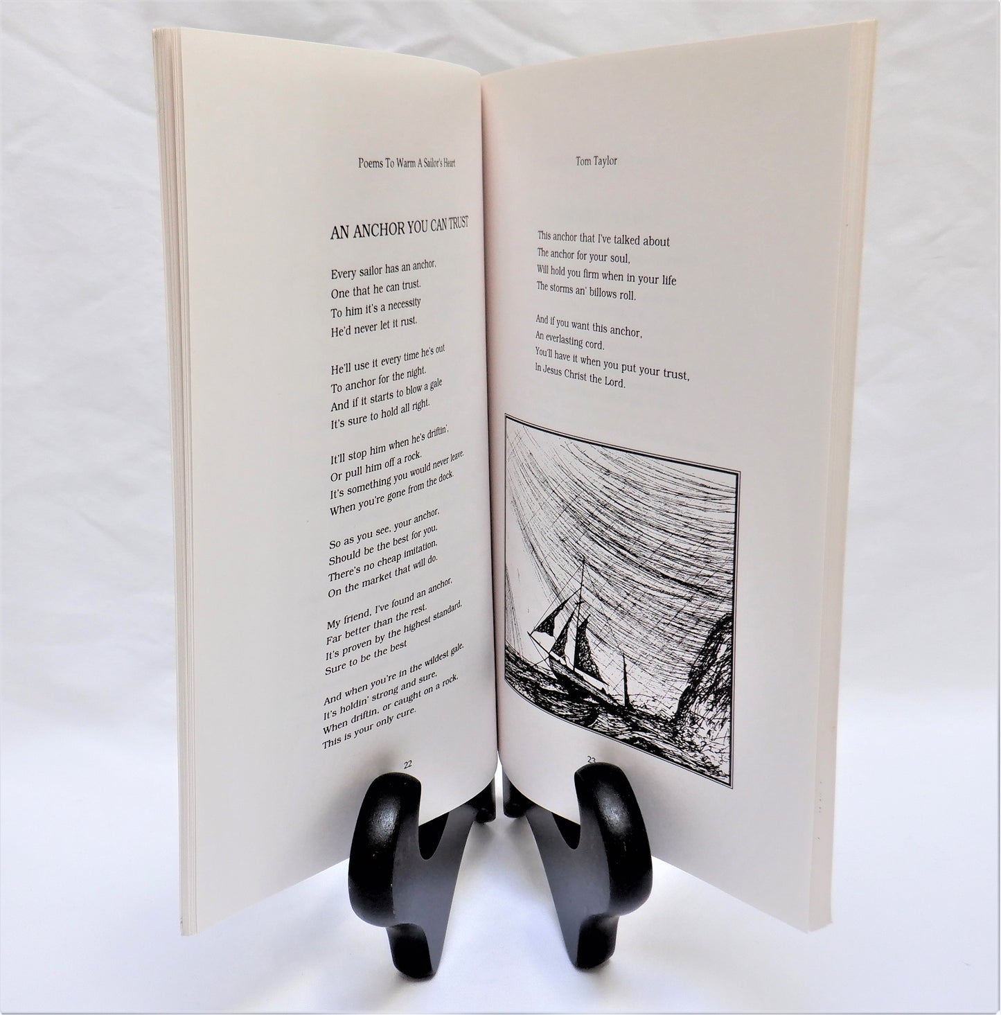 POEMS TO WARM A SAILORS HEART, Poetry by Thomas Allan Taylor (1st Ed. SIGNED)