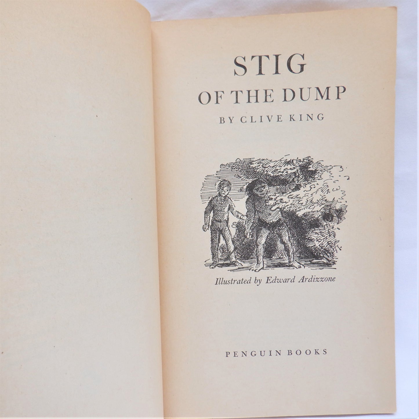 STIG OF THE DUMP, A Young Reader Adventure by Clive King, 1963