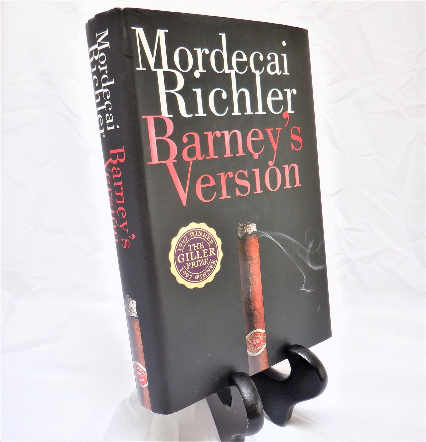 BARNEY'S VERSION, A Novel by Mordecai Richler (1st Ed. SIGNED)