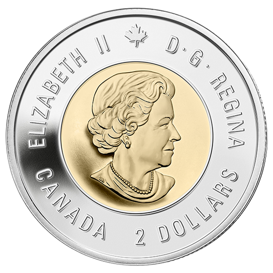 2014 Canadian $2 Toonie Coins, Royal Canadian Mint 5-Pack: WAIT FOR ME, DADDY!