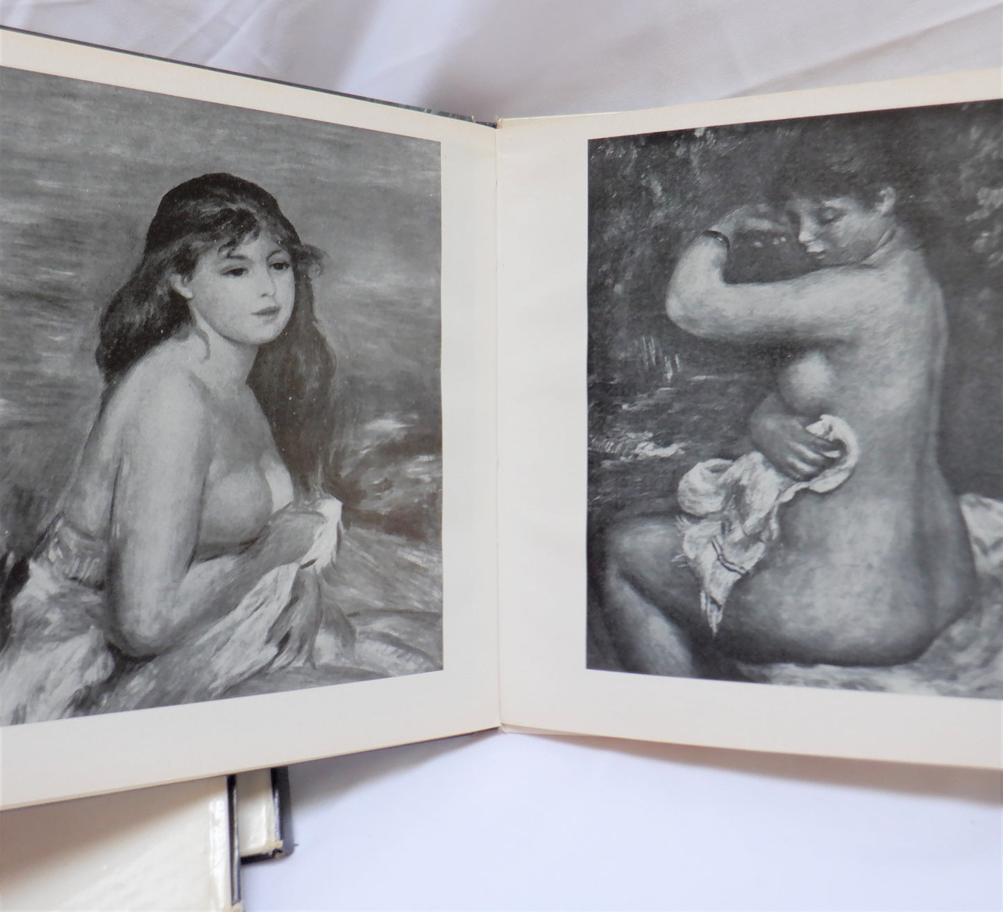 Vintage Set of Three Miniature Art Books, RENOIR, DELACROIX & PICASSO, 1970's