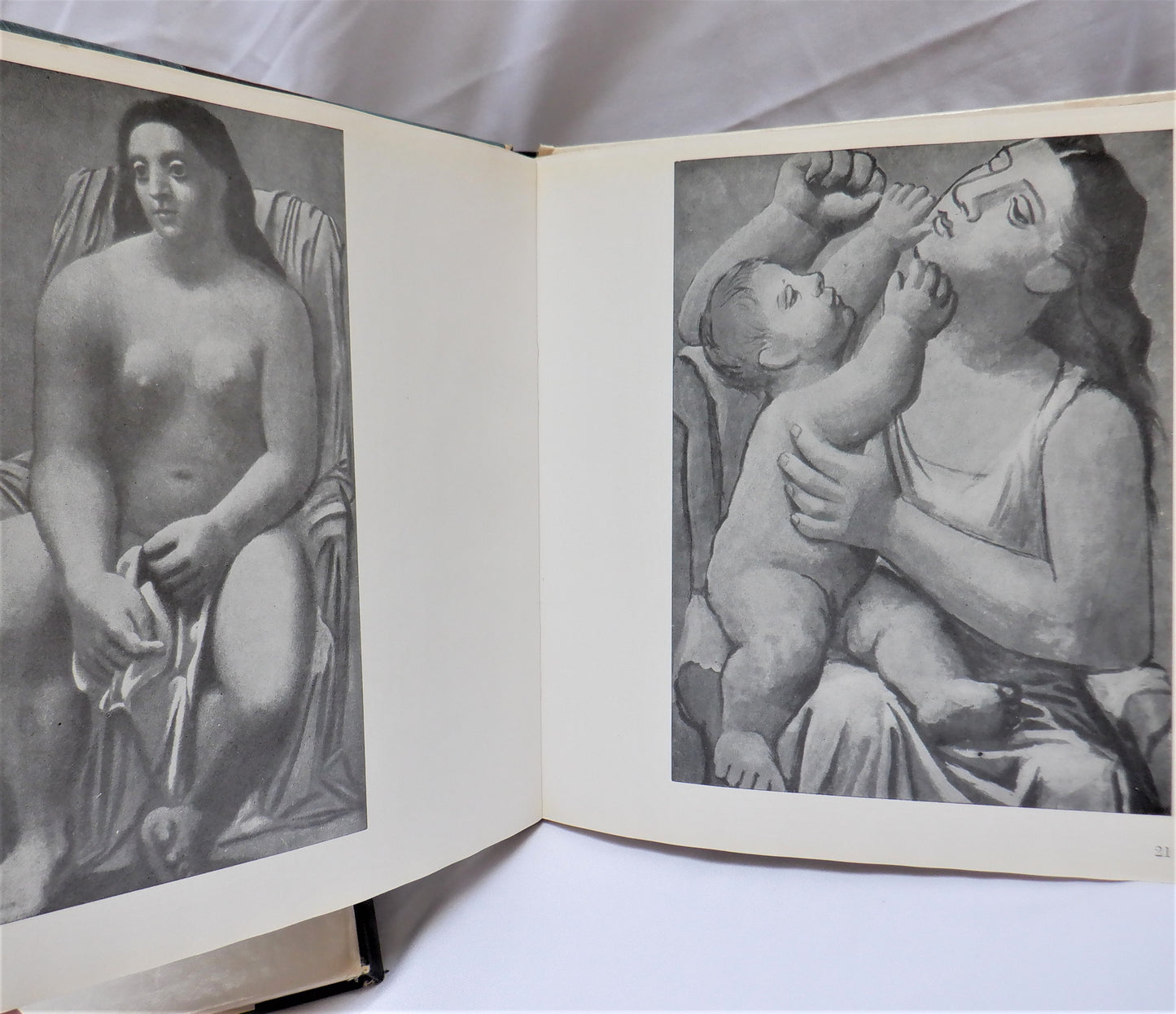 Vintage Set of Three Miniature Art Books, RENOIR, DELACROIX & PICASSO, 1970's