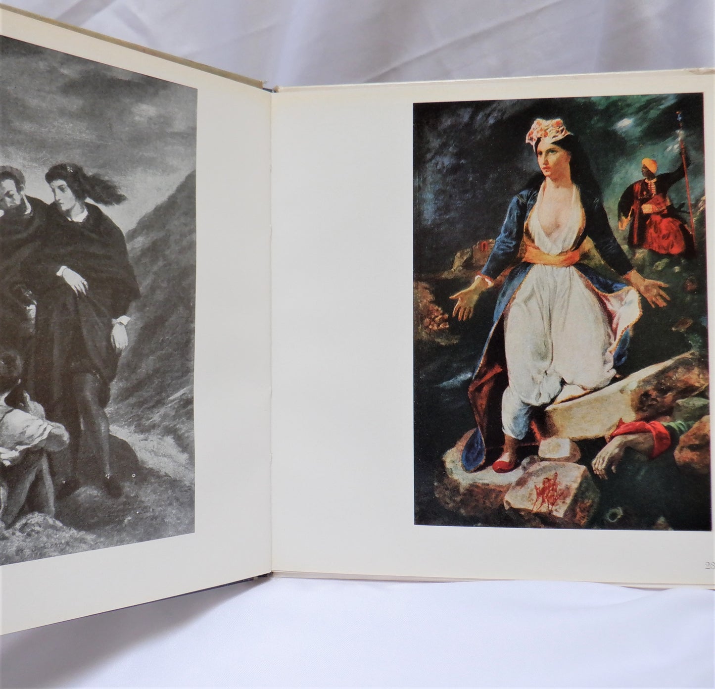 Vintage Set of Three Miniature Art Books, RENOIR, DELACROIX & PICASSO, 1970's