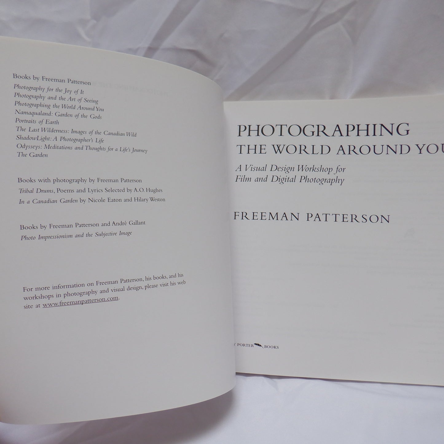 Photographing The World Around You, by FREEMAN PATTERSON, 2004