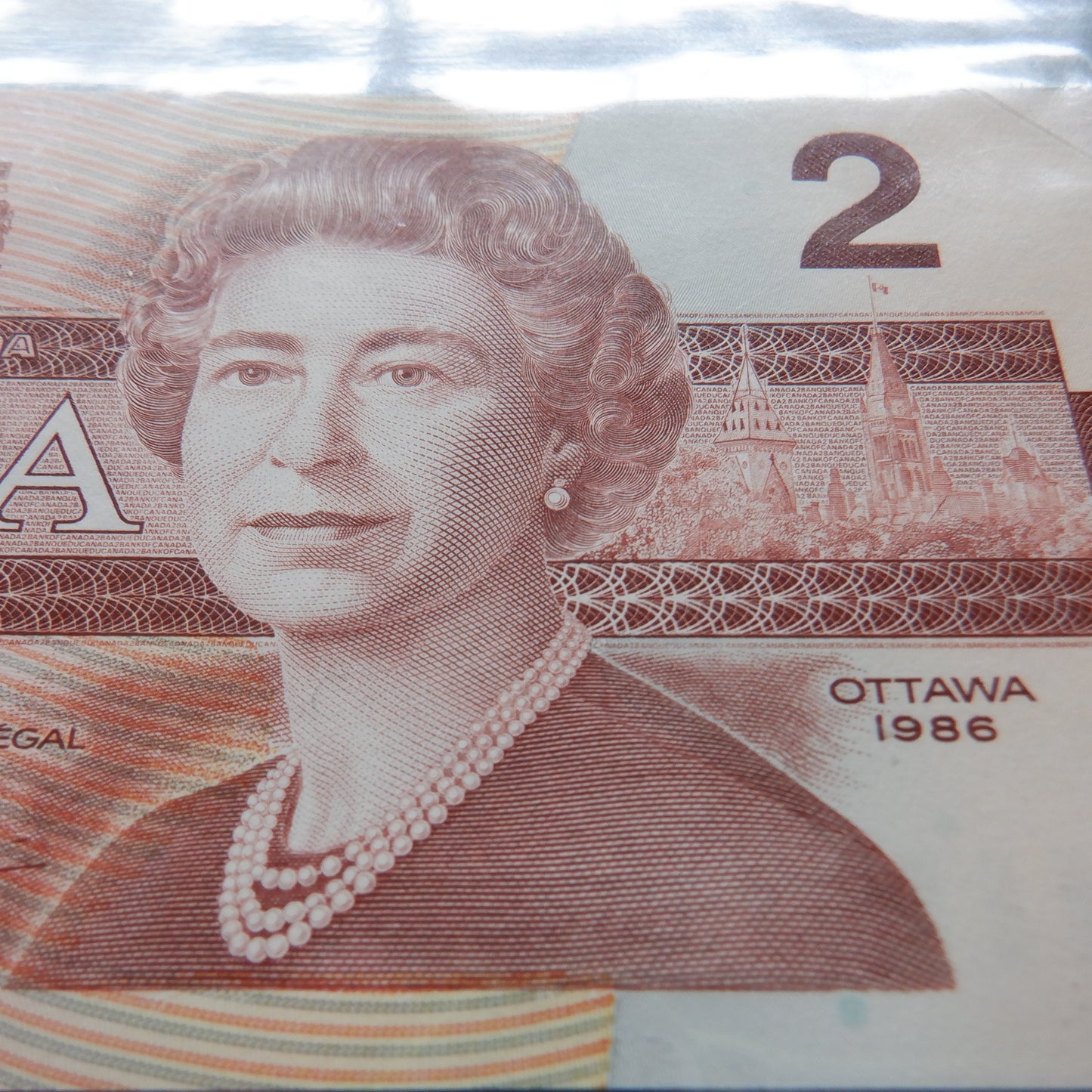 1996 'CHANGING TIMES' Collectible Two Dollar Canadian Bank Note & New 'Toonie' Coin Souvenir Set