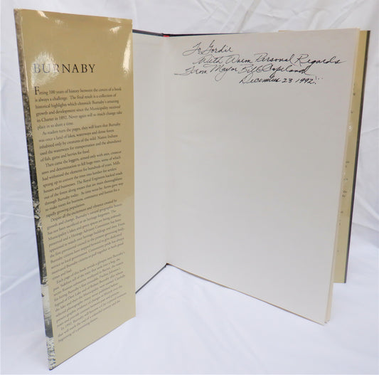 BURNABY, A PROUD CENTURY, A Historical Commemoration of Burnaby's Centennial, by Pixie McGeachie (1st Ed. SIGNED)