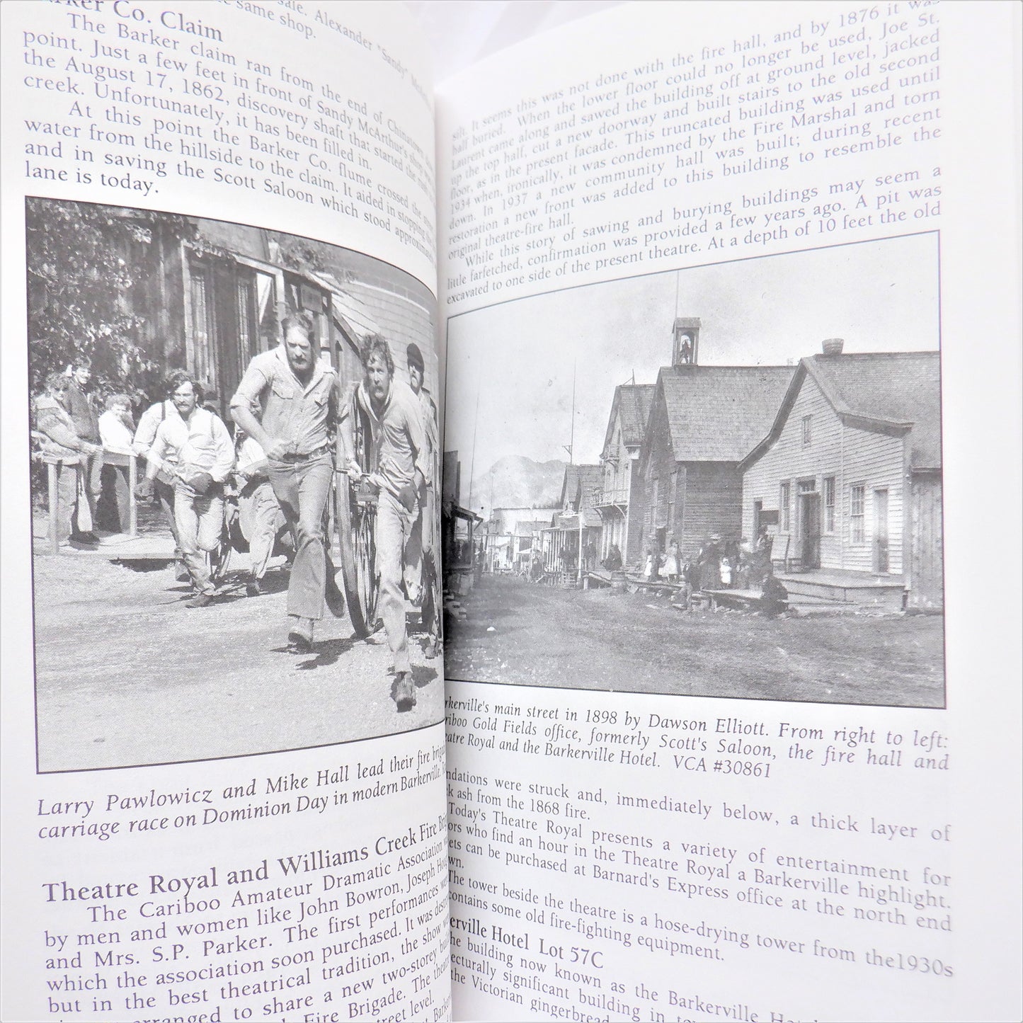 BARKERVILLE, Williams Creek, Cariboo, by Richard Thomas Wright (2006-Signed)
