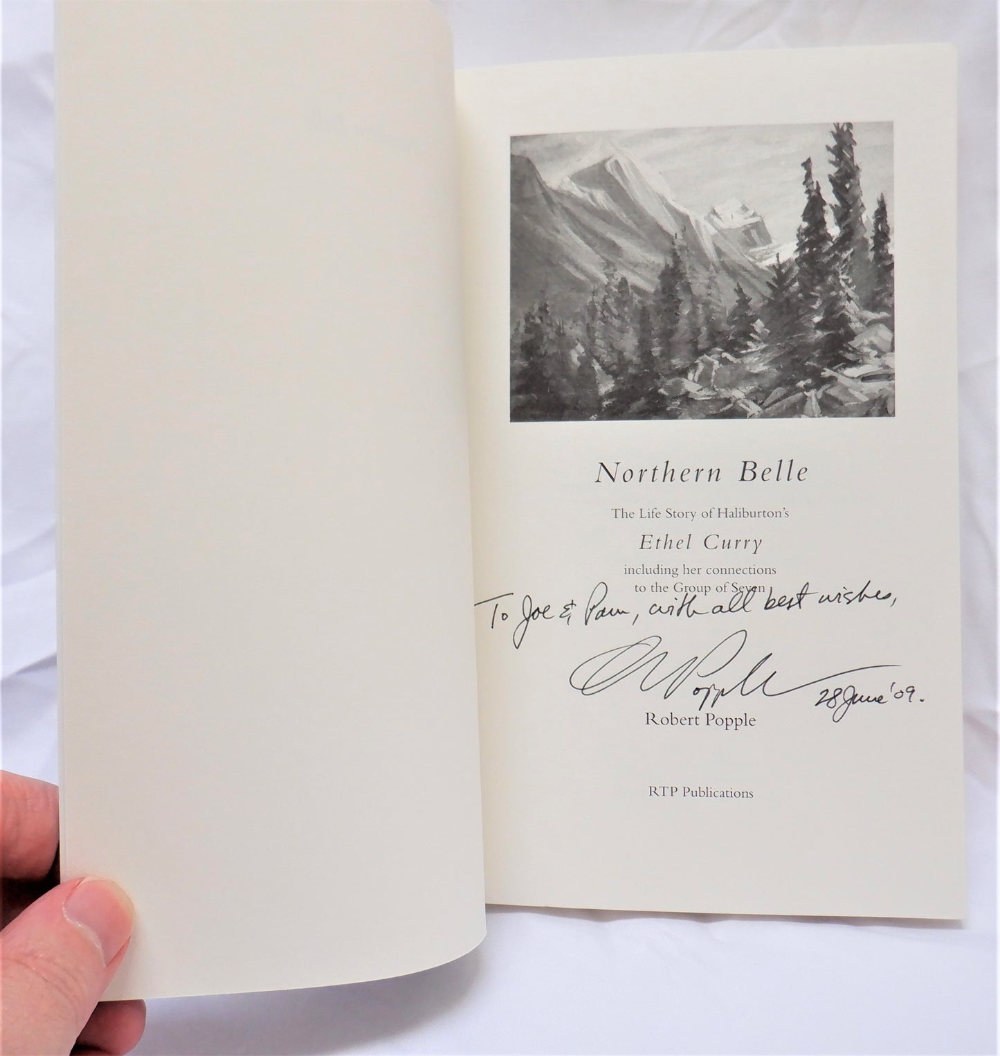 NORTHERN BELLE, The Life Story of Haliburton's ETHEL CURRY, by Robert Popple (1st Ed. SIGNED)