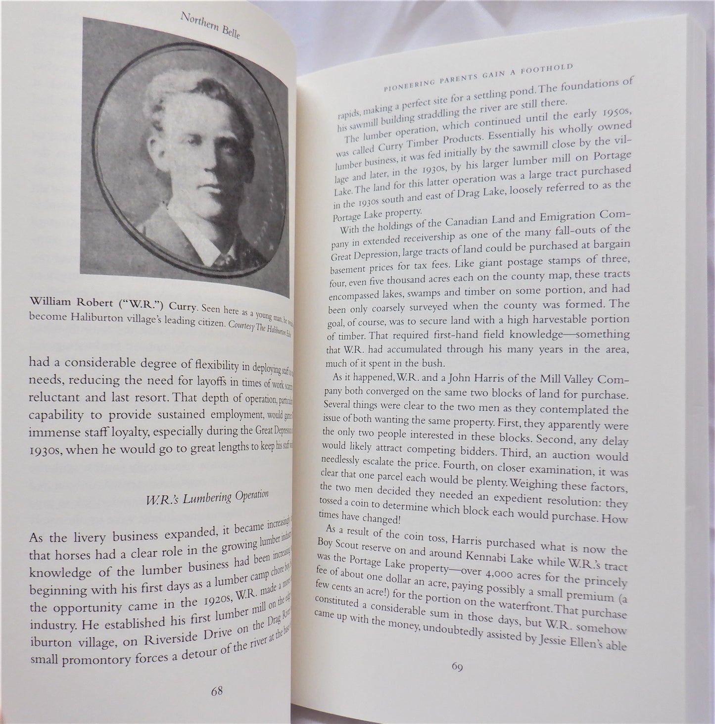NORTHERN BELLE, The Life Story of Haliburton's ETHEL CURRY, by Robert Popple (1st Ed. SIGNED)
