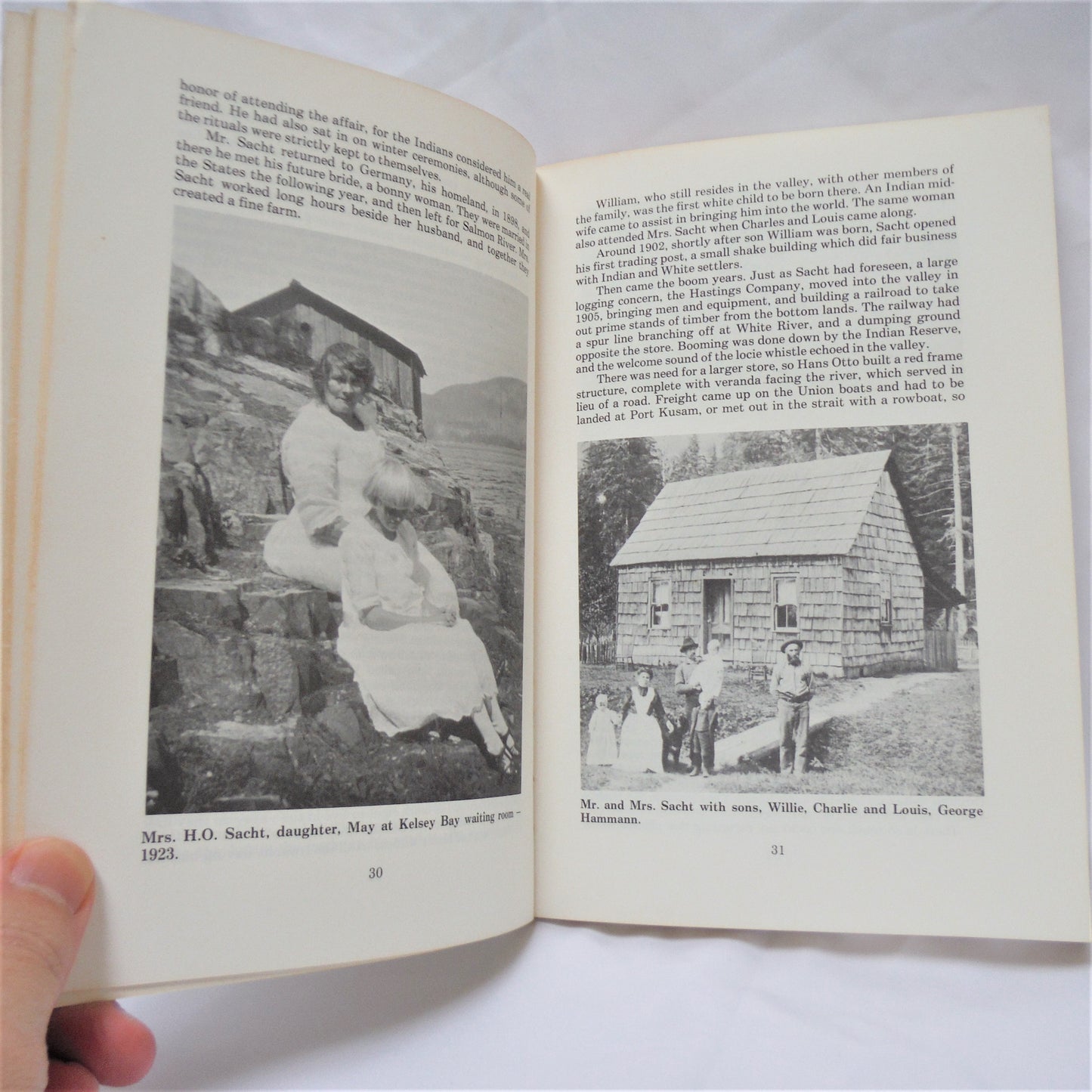 SAYWARD (For Kelsey Bay), by Frances Duncan & Rene Harding (1st Ed. SIGNED)