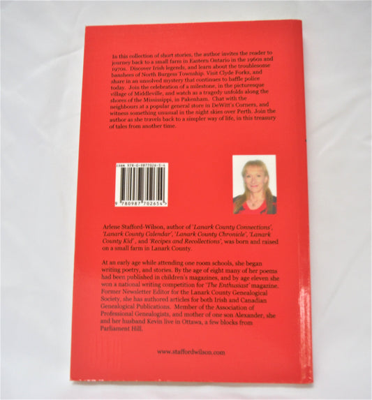 LANARK COUNTY CLASSICS, A Treasury of Tales from Another Time, by Arlene Stafford-Wilson (1st Ed. SIGNED)