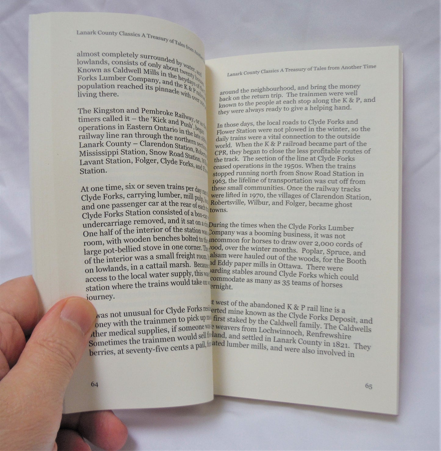 LANARK COUNTY CLASSICS, A Treasury of Tales from Another Time, by Arlene Stafford-Wilson (1st Ed. SIGNED)